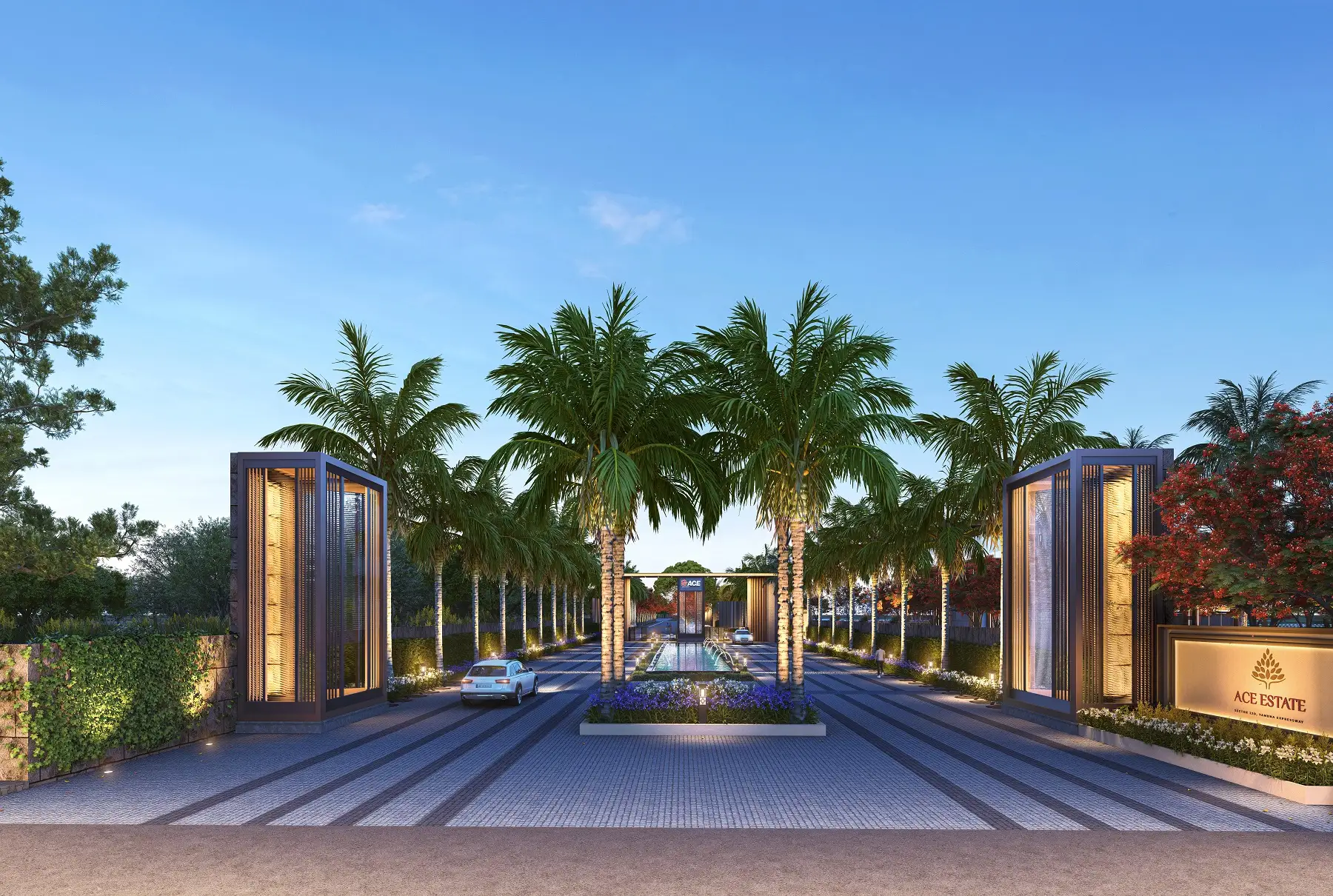 Ace Estate -  Entry Night View