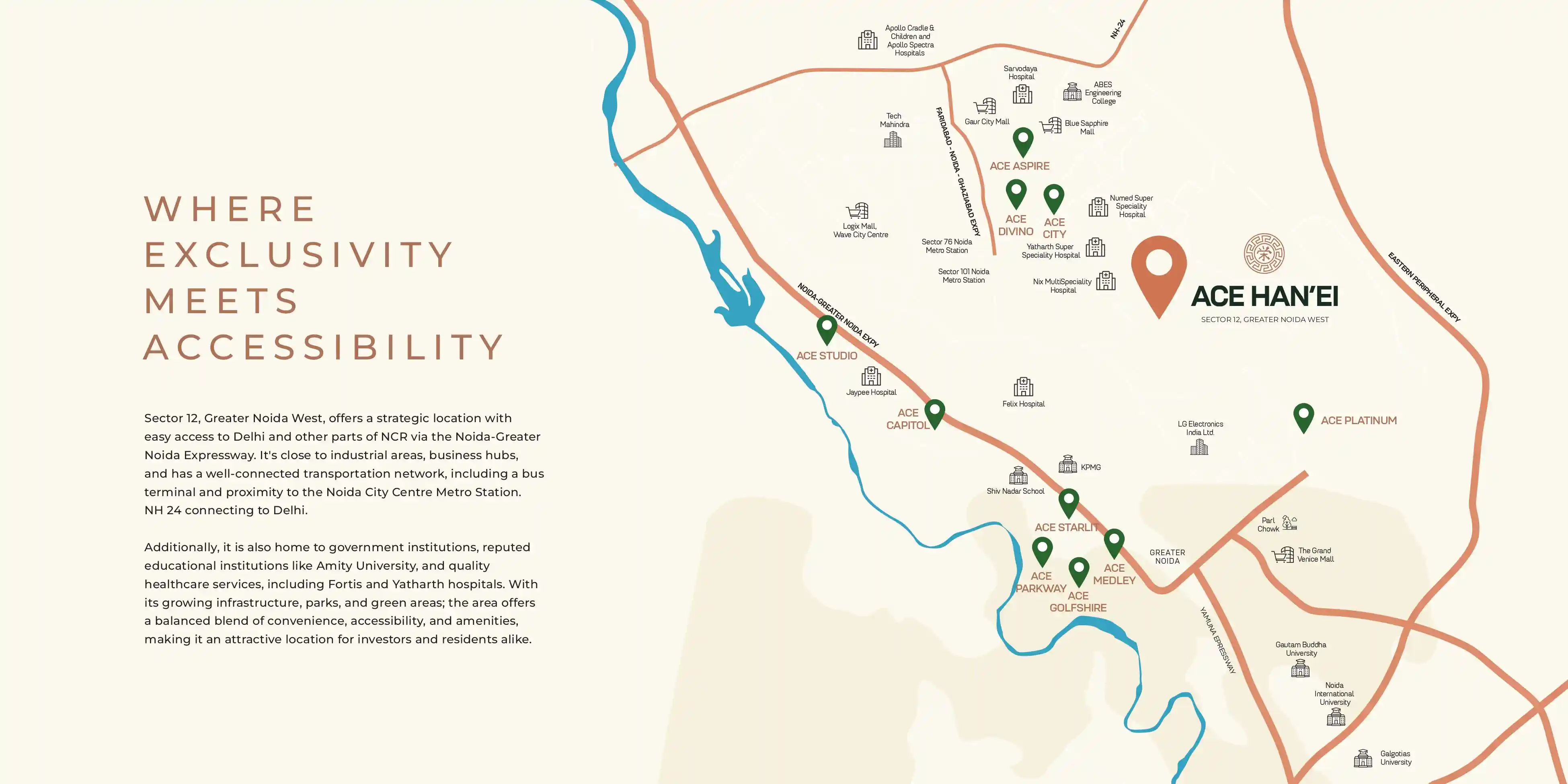 ace hanei location map