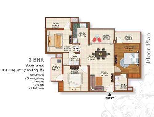 2/3 bhk Ready to Move Apartments in Greater Noida