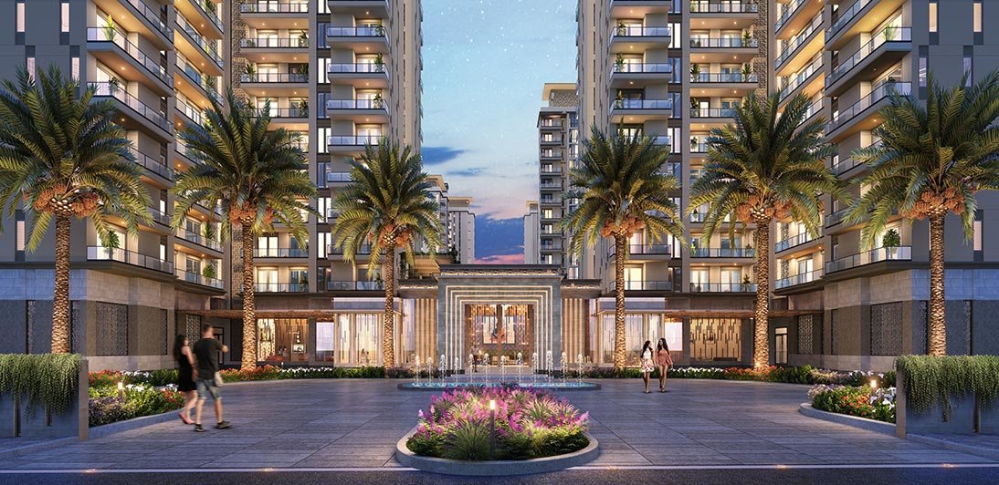 Entrance of project in sector 152 Noida