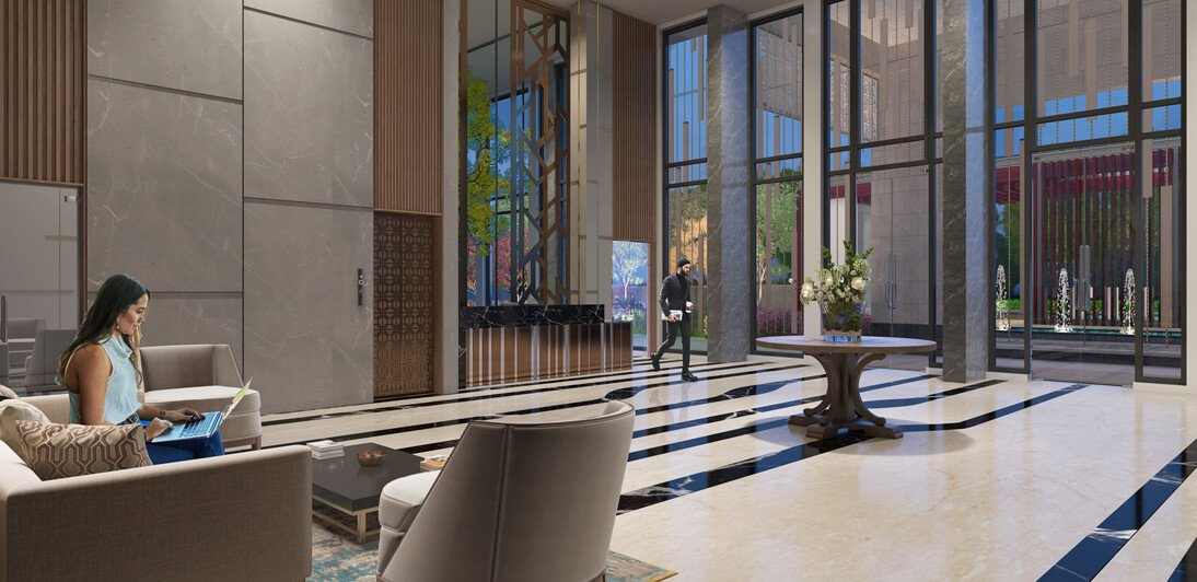 Entrance of project in sector 152 Noida