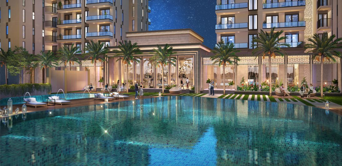 Entrance of project in sector 152 Noida